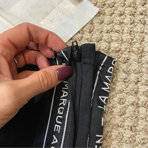 Adidas‎ Youth Side Stripe Japanese Writing Track Pants Size Youth Medium Black - Picture 11 of 12